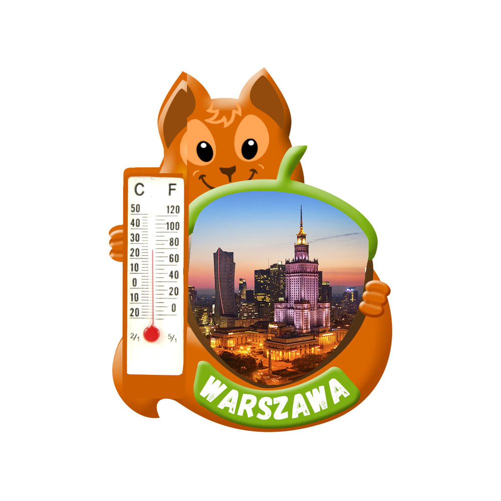Polyresinowy magnes wiewiórka Warszawa