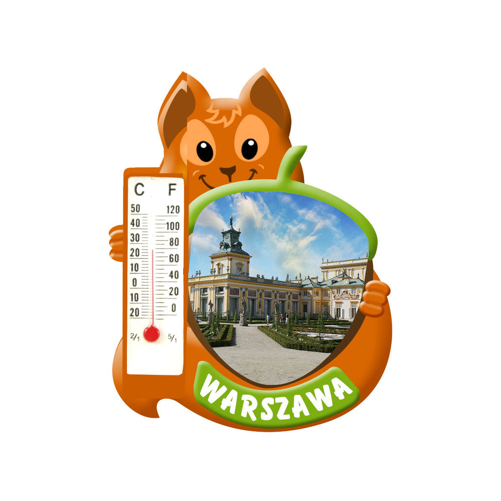 Polyresinowy magnes wiewiórka Warszawa