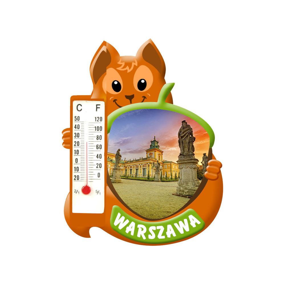 Polyresinowy magnes wiewiórka Warszawa
