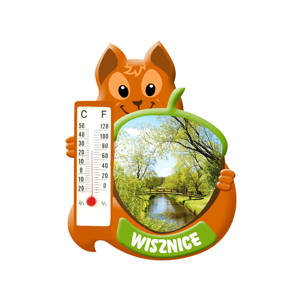 Polyresinowy magnes wiewiórka Wisznice