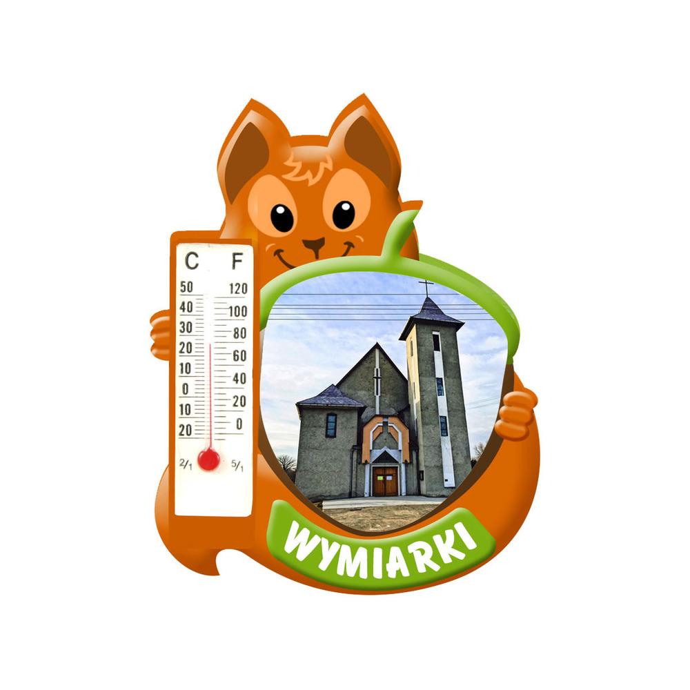 Polyresinowy magnes wiewiórka wymiarki