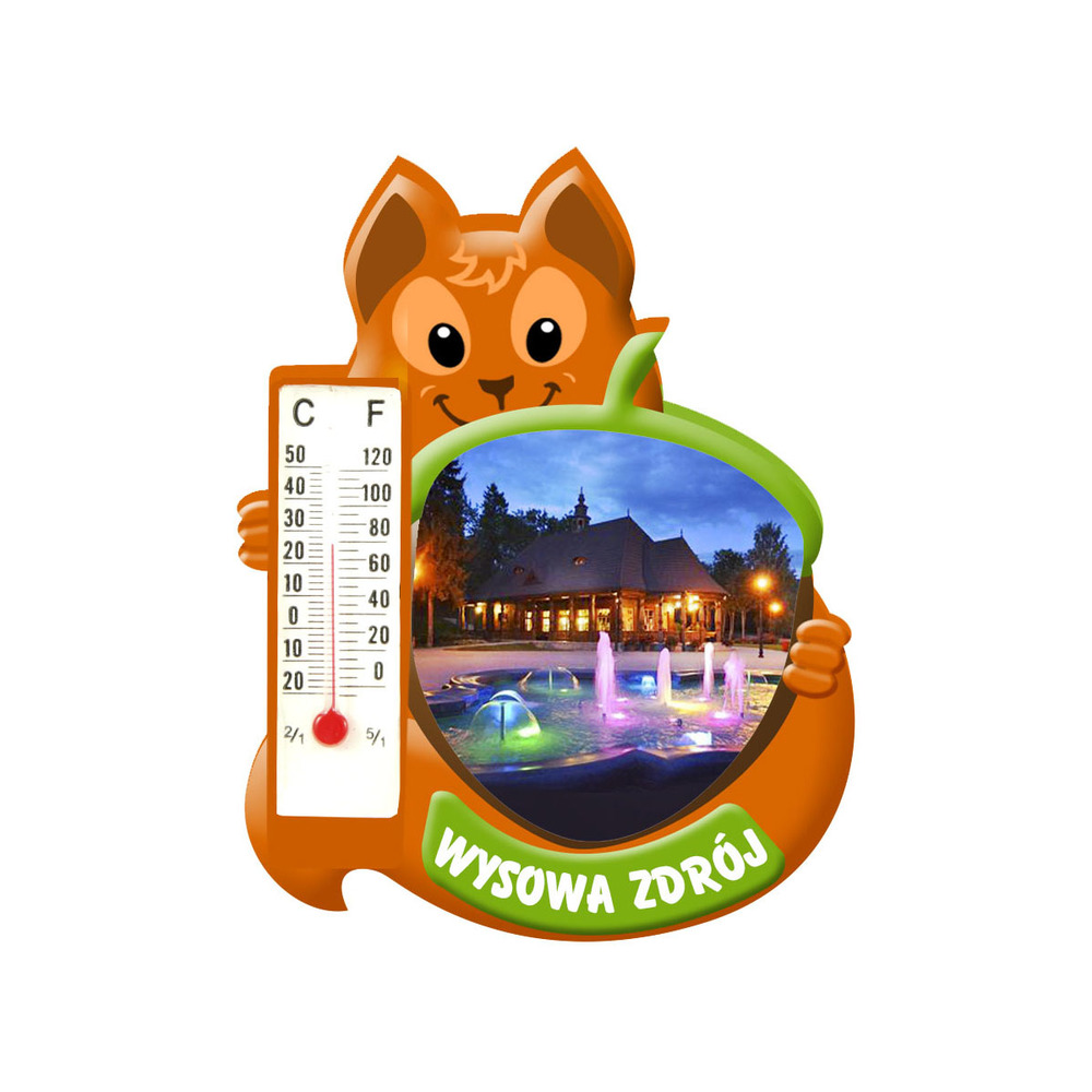 Polyresinowy magnes wiewiórka Wysowa-Zdrój