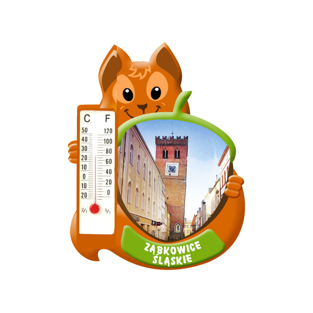 Polyresinowy magnes wiewiórka Ząbkowice Śląskie