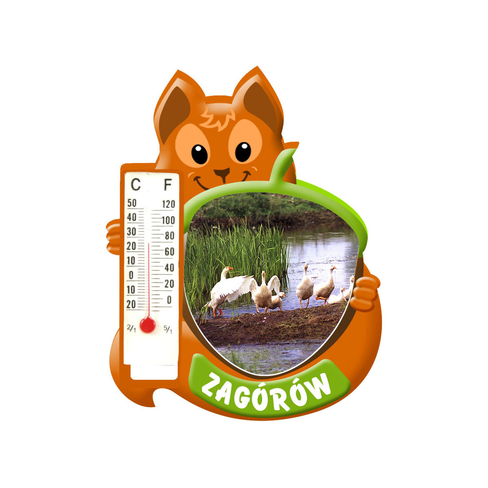 Polyresinowy magnes wiewiórka Zagórów