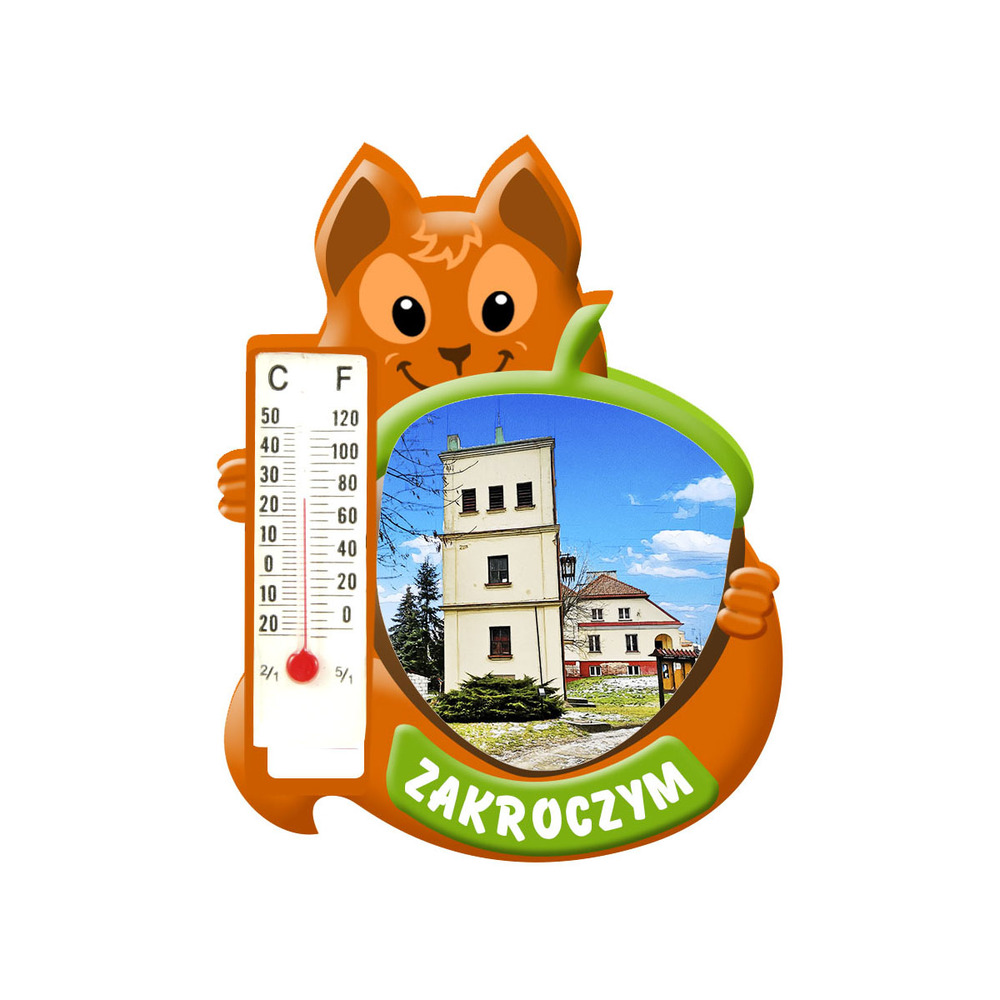 Polyresinowy magnes wiewiórka Zakroczym