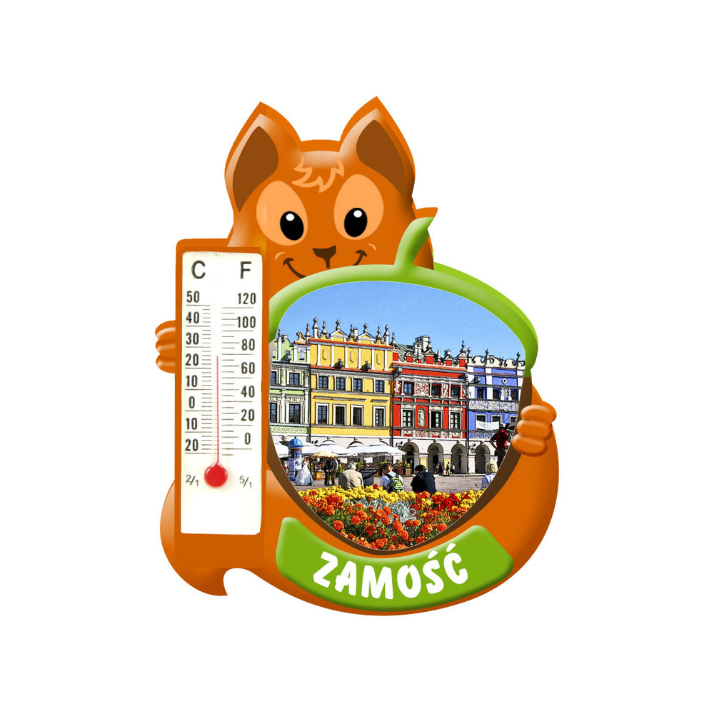 Polyresinowy magnes wiewiórka Zamość