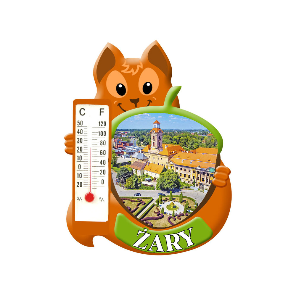 Polyresinowy magnes wiewiórka Żary