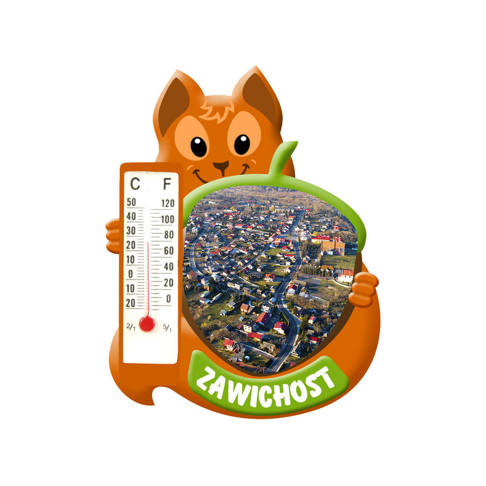 Polyresinowy magnes wiewiórka Zawichost