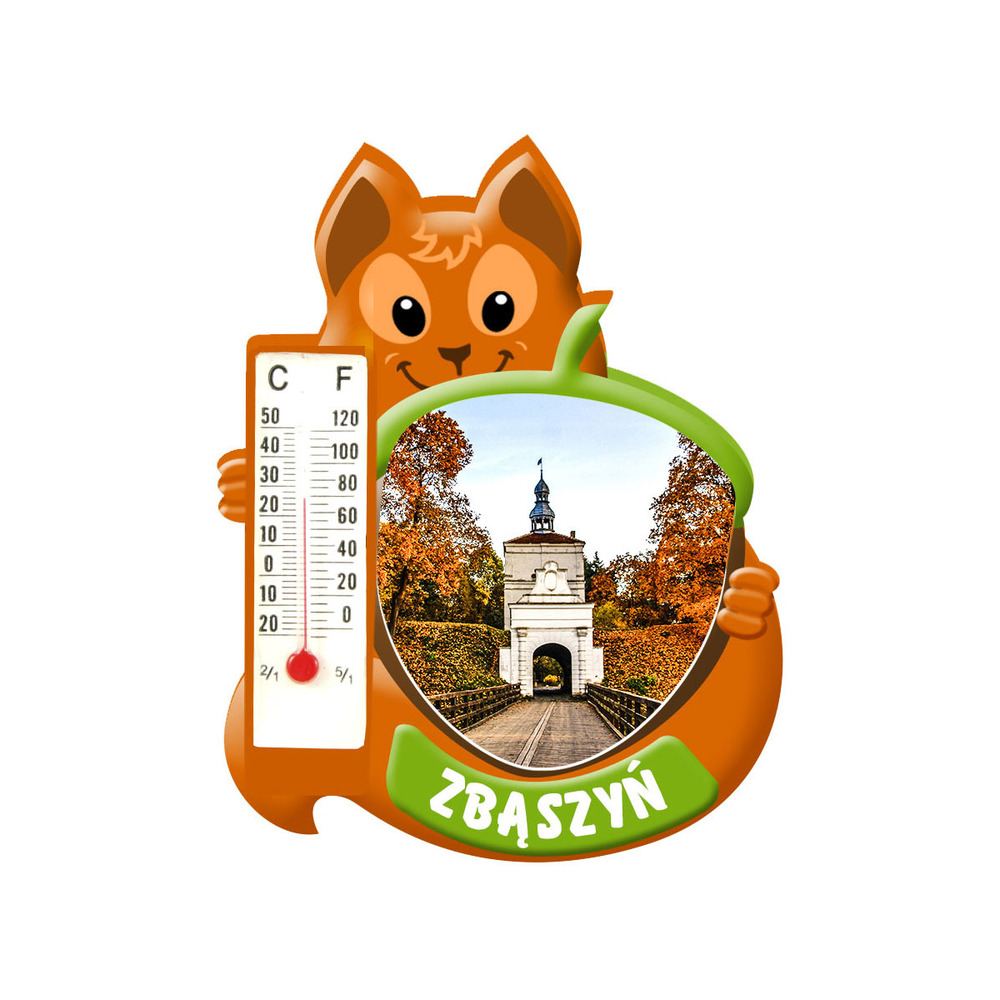 Polyresinowy magnes wiewiórka Zbąszyń