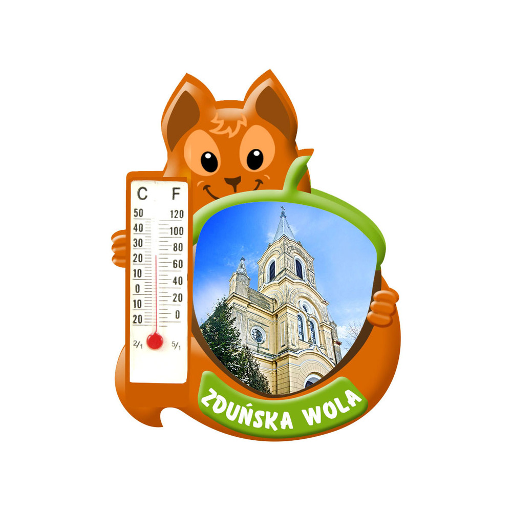 Polyresinowy magnes wiewiórka Zduńska Wola