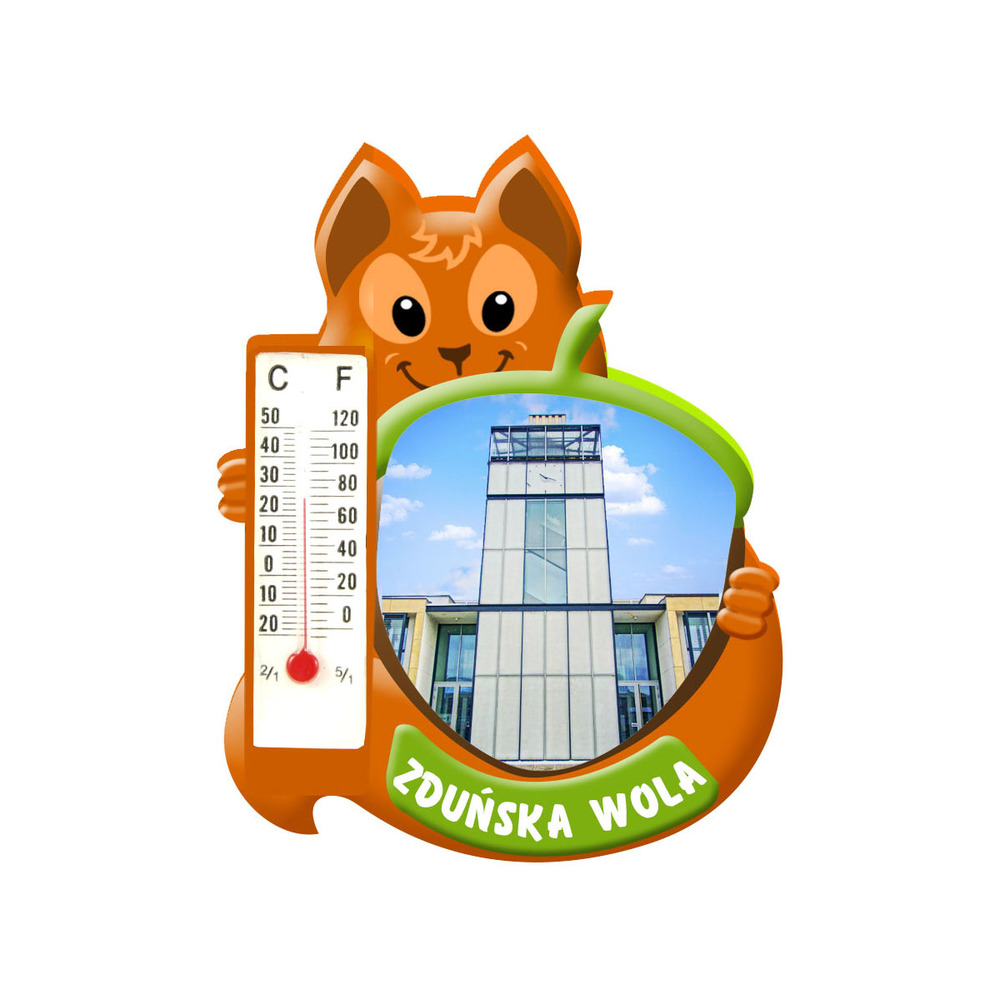 Polyresinowy magnes wiewiórka Zduńska Wola