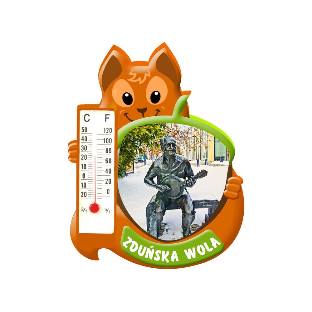 Polyresinowy magnes wiewiórka Zduńska Wola