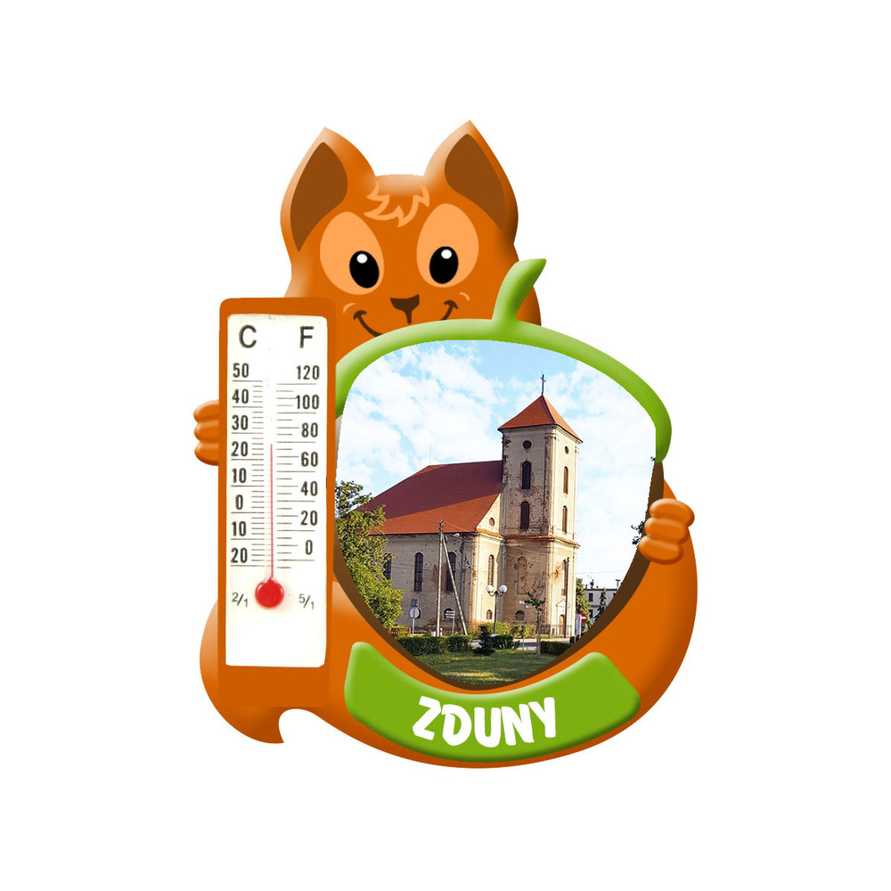 Polyresinowy magnes wiewiórka Zduny