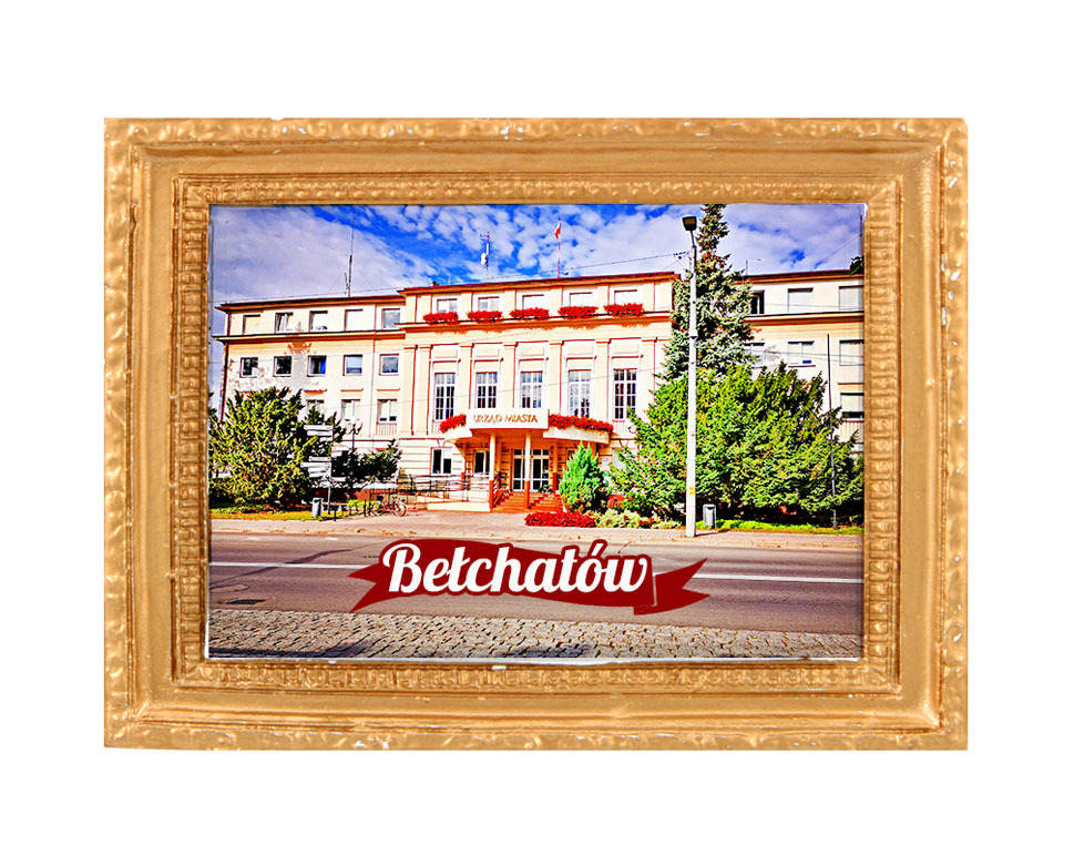 Polyresinowy magnes rama Bełchatów