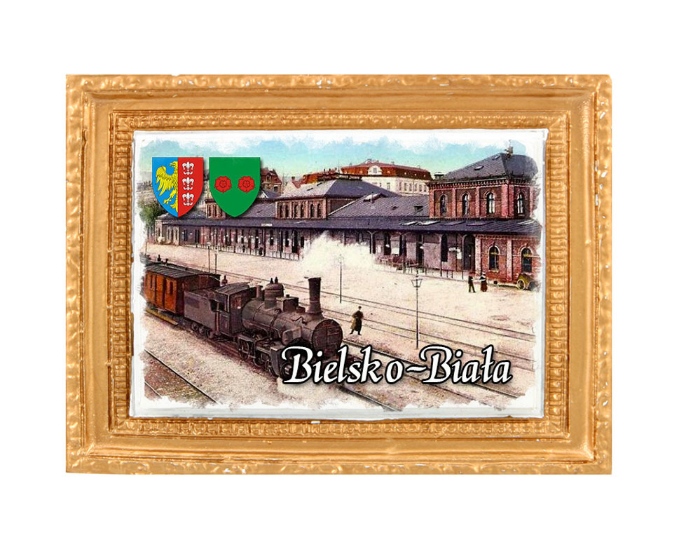 Polyresinowy magnes rama Bielsko-Biała