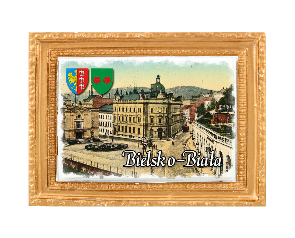Polyresinowy magnes rama Bielsko-Biała