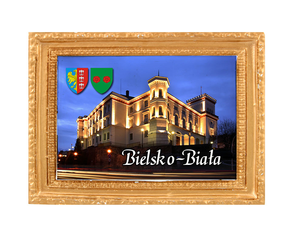 Polyresinowy magnes rama Bielsko-Biała