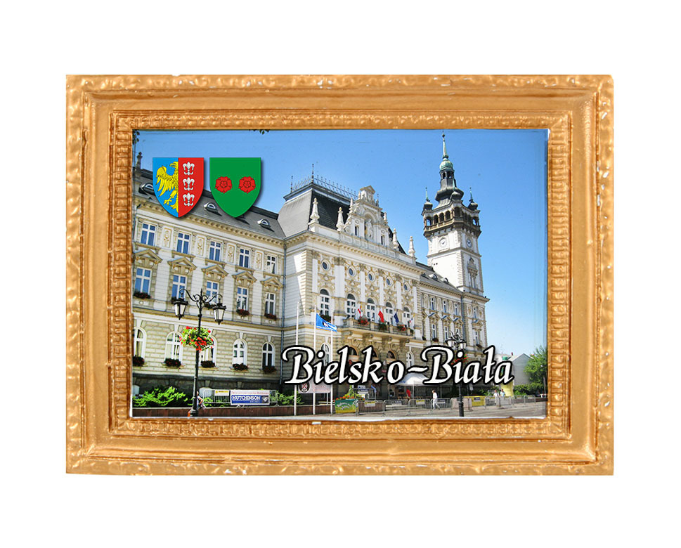 Polyresinowy magnes rama Bielsko-Biała