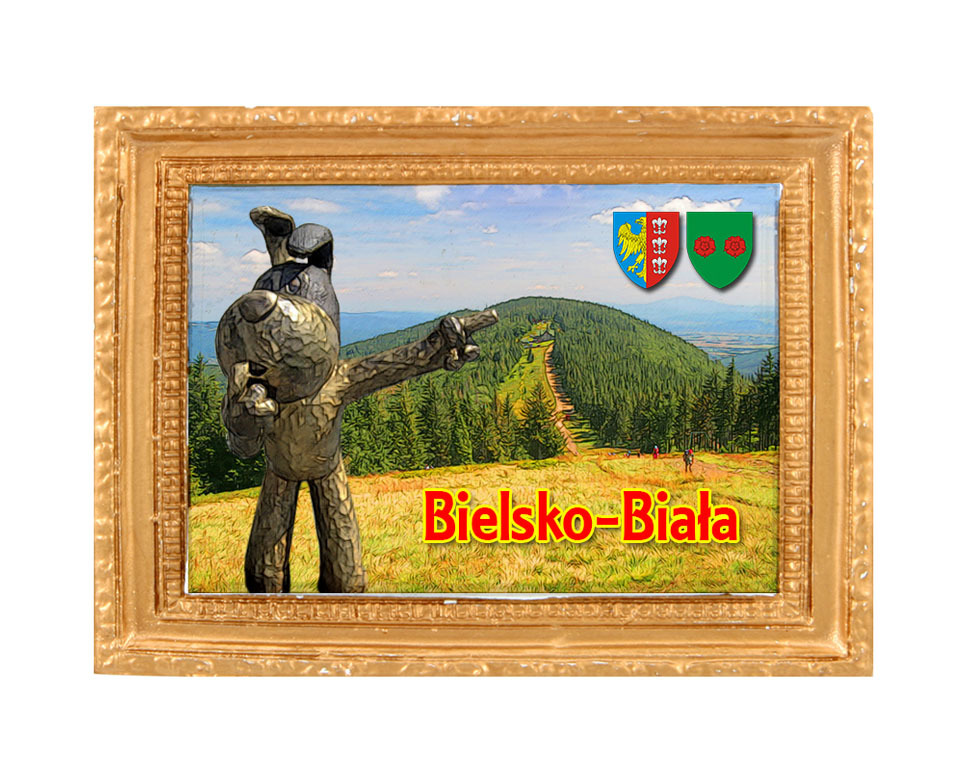 Polyresinowy magnes rama Bielsko-Biała