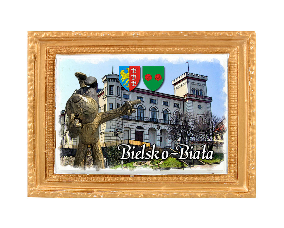 Polyresinowy magnes rama Bielsko-Biała