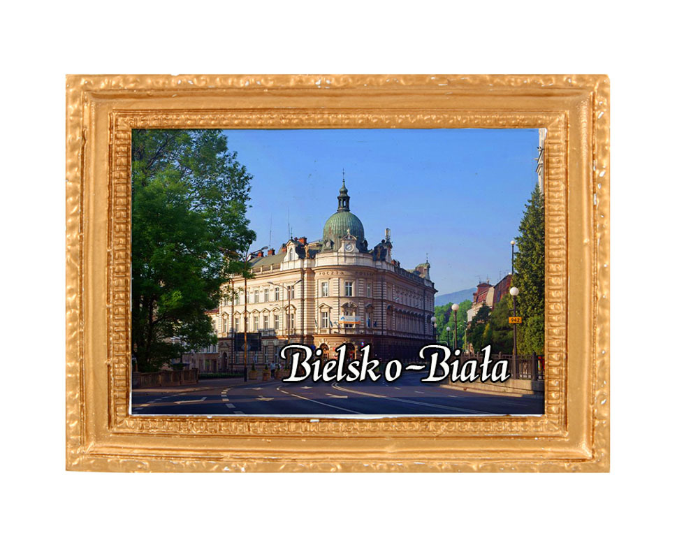 Polyresinowy magnes rama Bielsko-Biała