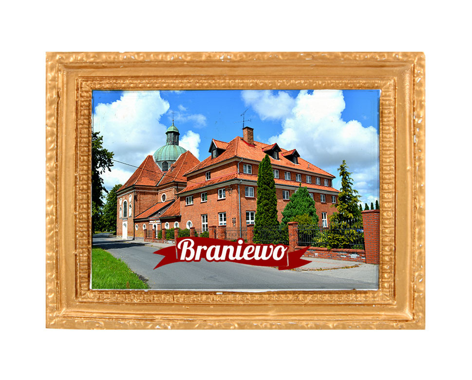Polyresinowy magnes rama Braniewo