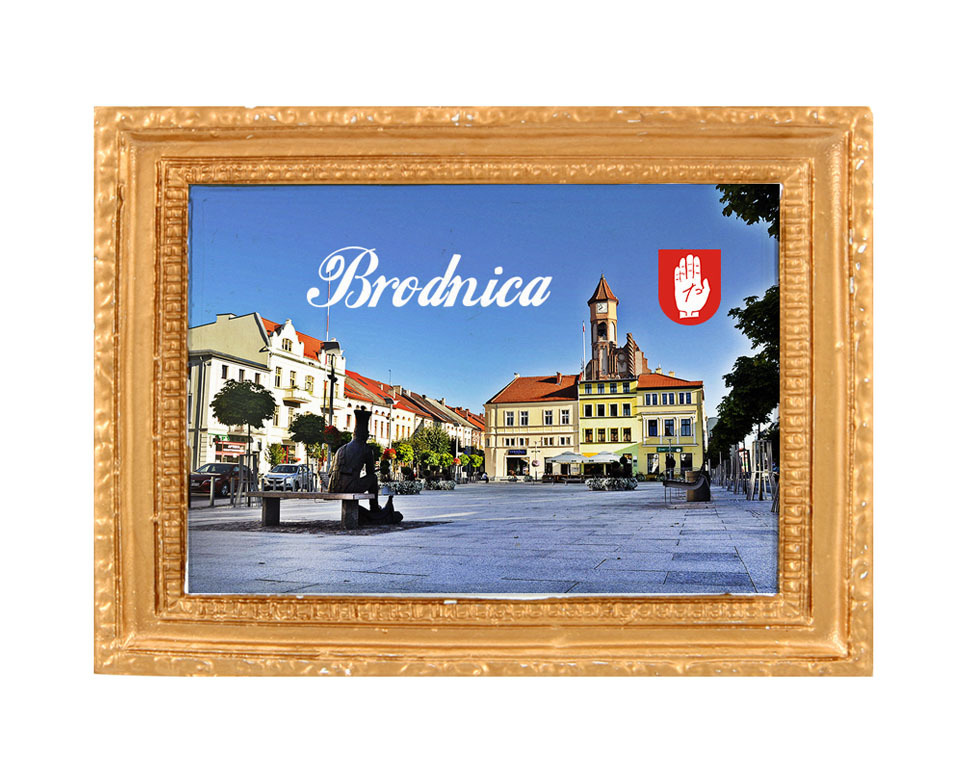 Polyresinowy magnes rama Brodnica