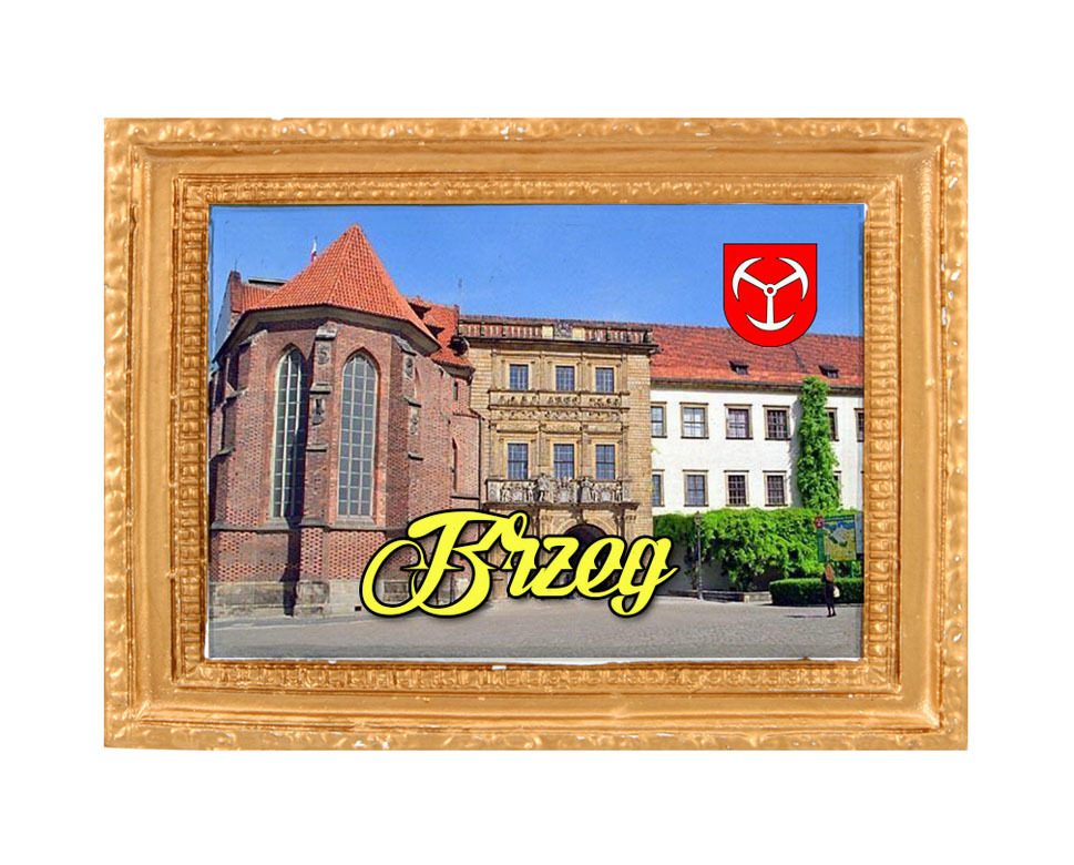 Polyresinowy magnes rama Brzeg