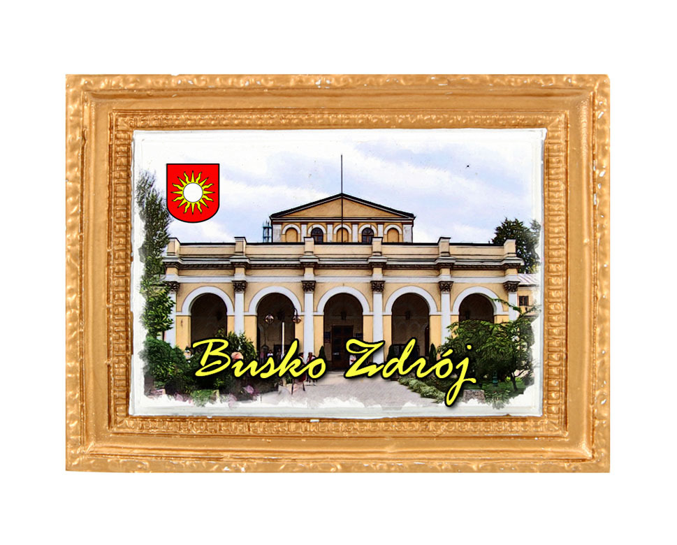 Polyresinowy magnes rama Busko-Zdrój