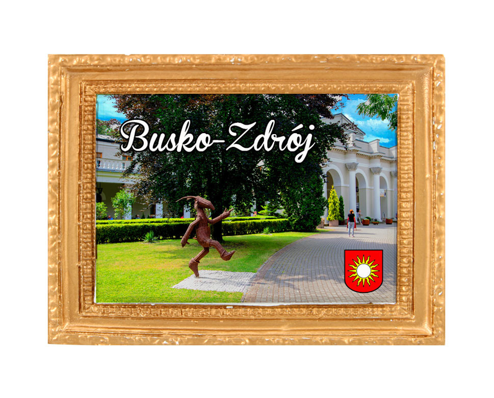 Polyresinowy magnes rama Busko-Zdrój