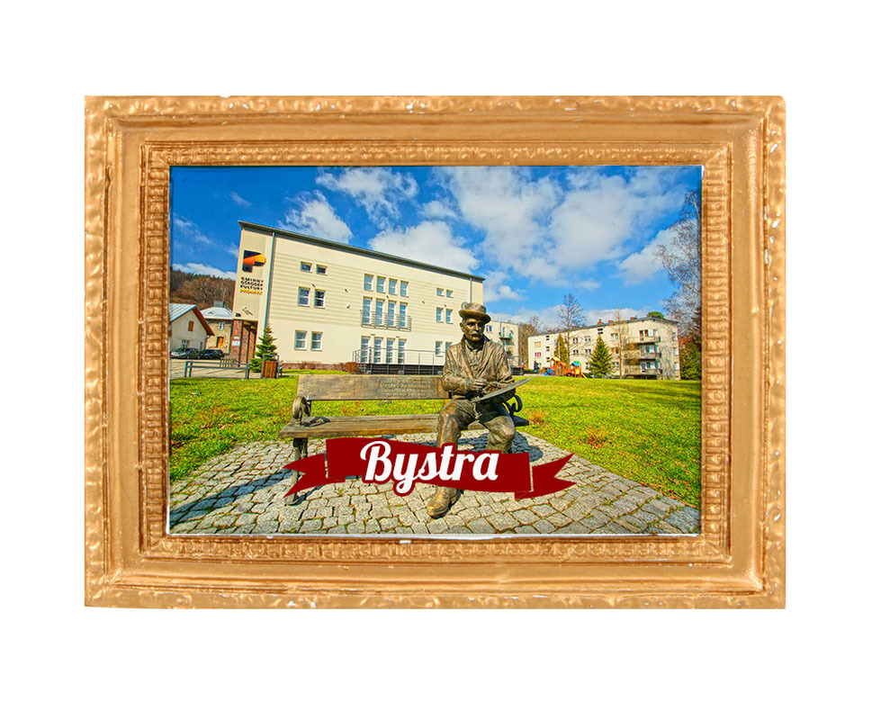 Polyresinowy magnes rama Bystra