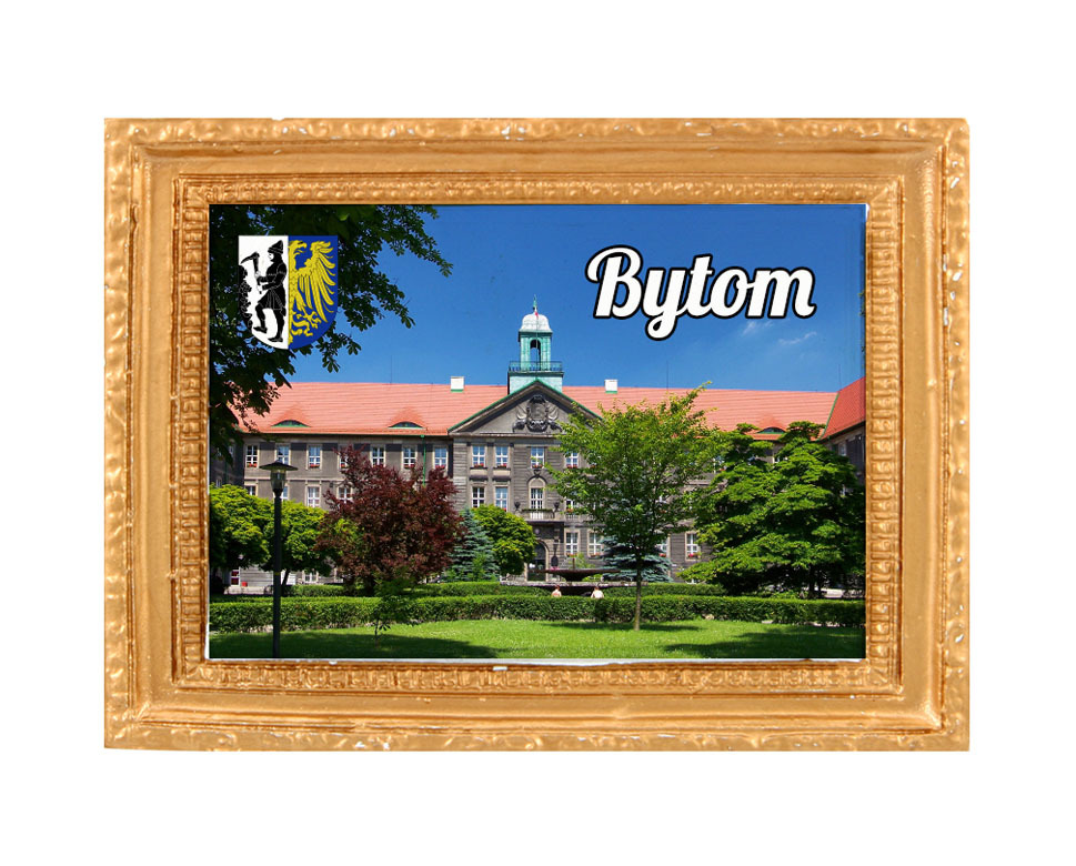 Polyresinowy magnes rama Bytom