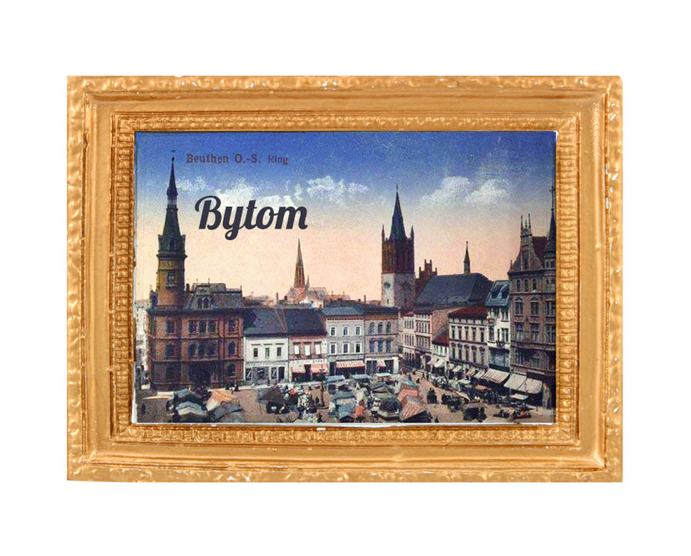 Polyresinowy magnes rama Bytom