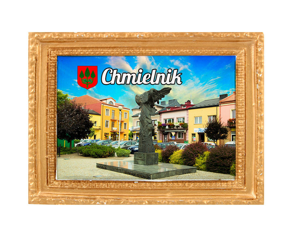 Polyresinowy magnes rama Chmielnik