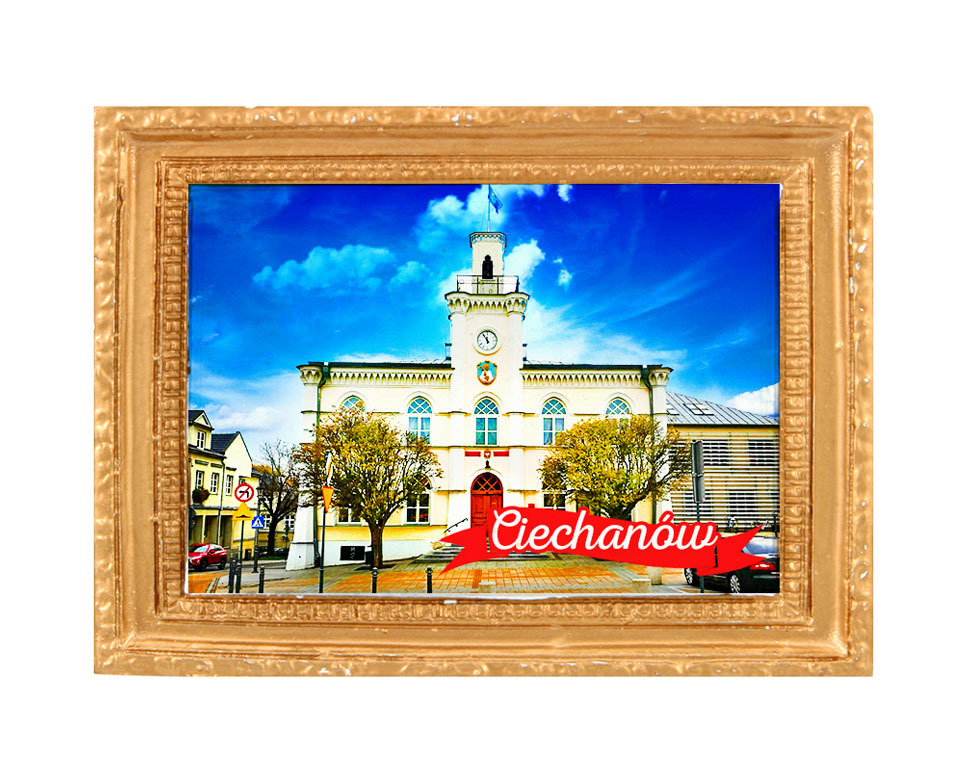 Polyresinowy magnes rama Ciechanów