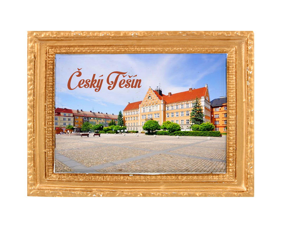 Polyresinowy magnes rama Cieszyn