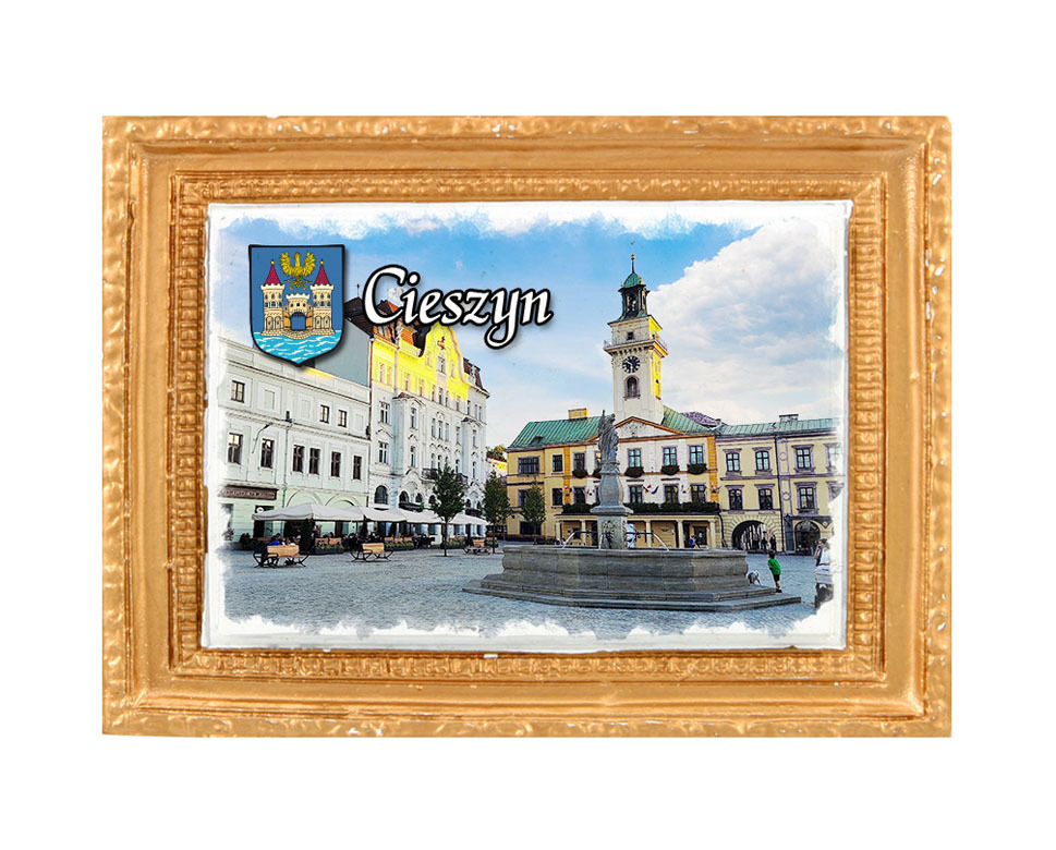 Polyresinowy magnes rama Cieszyn