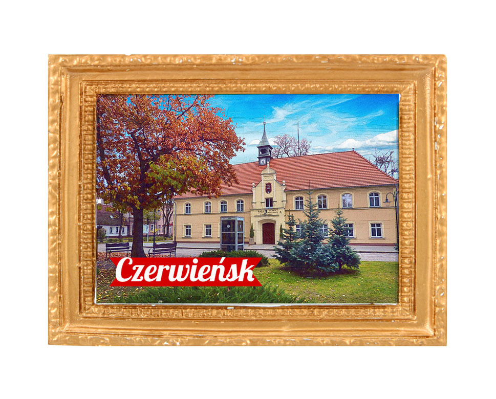 Polyresinowy magnes rama Czerwieńsk