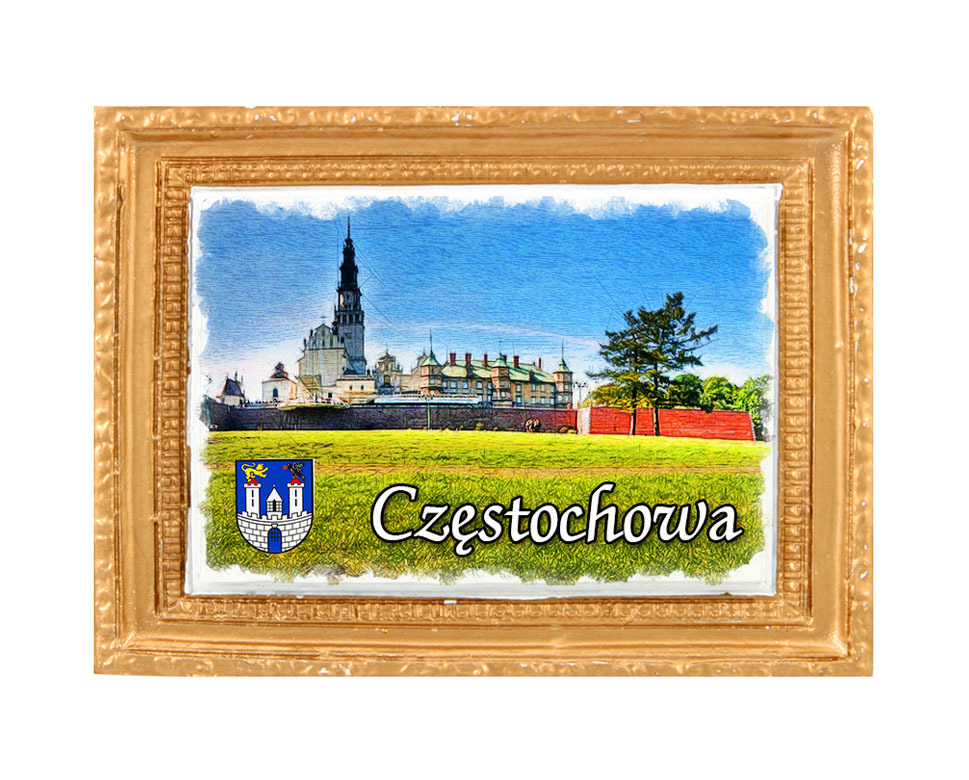 Polyresinowy magnes rama Częstochowa