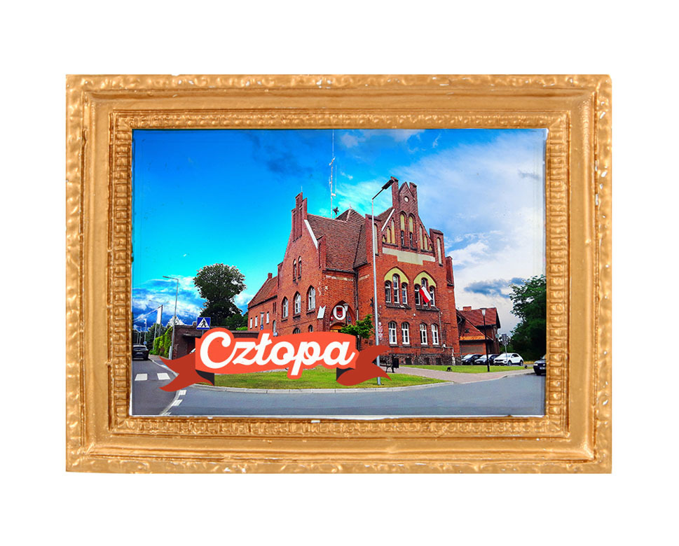 Polyresinowy magnes rama Człopa