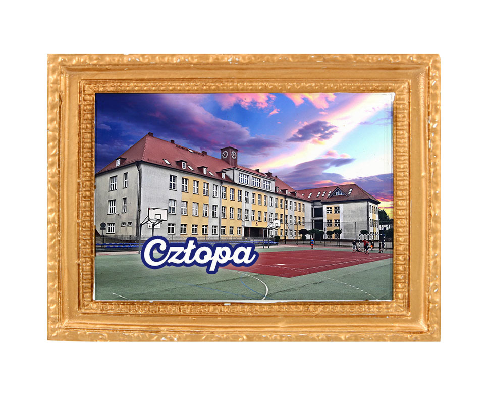 Polyresinowy magnes rama Człopa