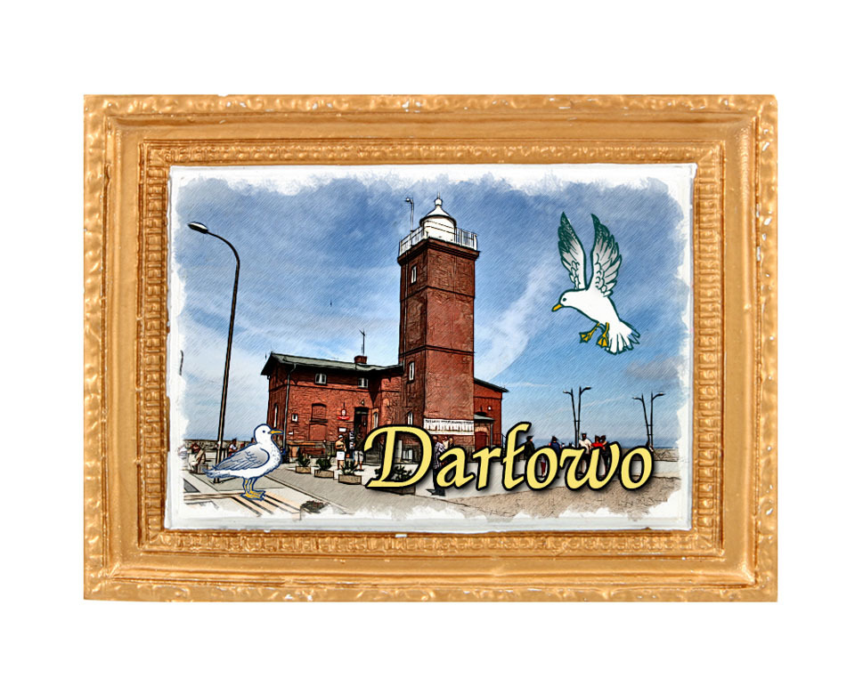 Polyresinowy magnes rama Darłowo