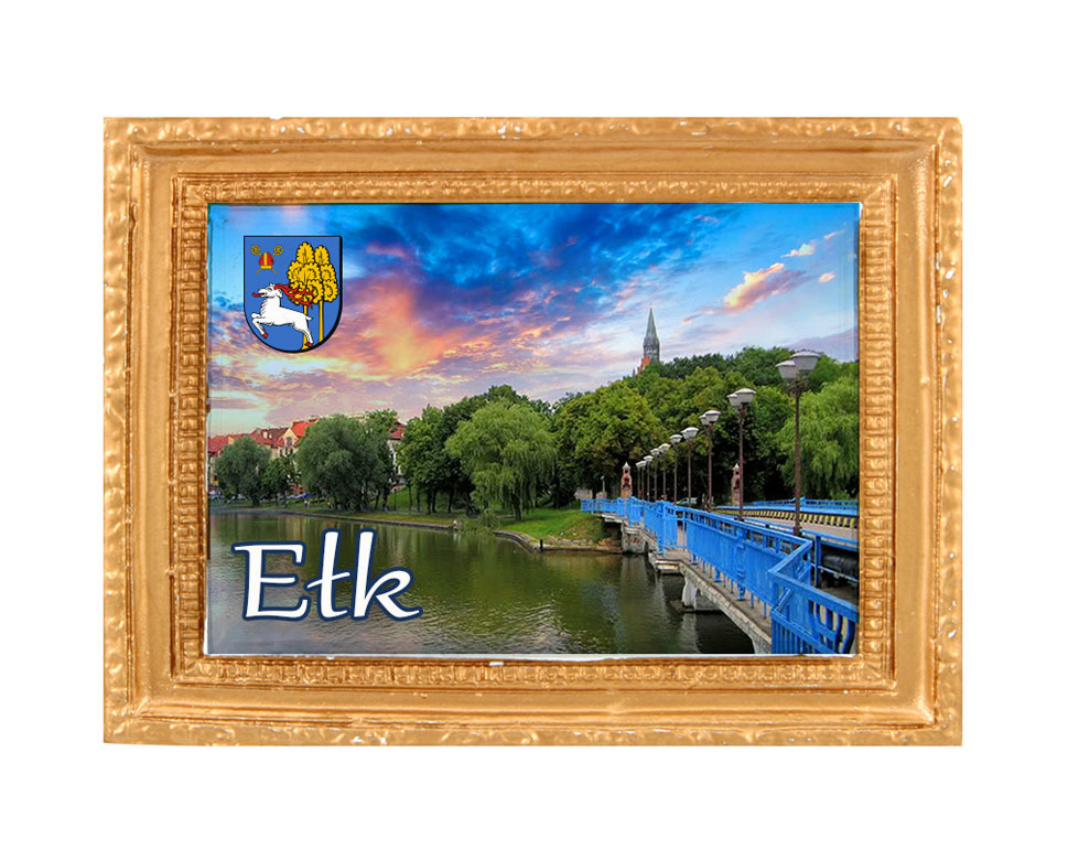 Polyresinowy magnes rama Ełk