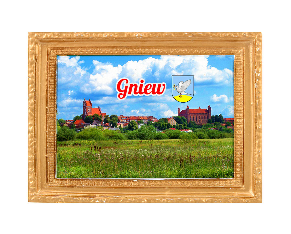 Polyresinowy magnes rama Gniew