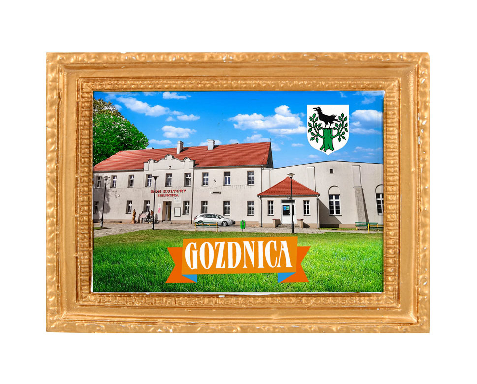 Polyresinowy magnes rama Gozdnica
