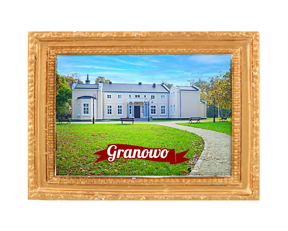 Polyresinowy magnes rama Granowo