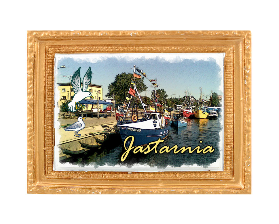 Polyresinowy magnes rama Jastarnia