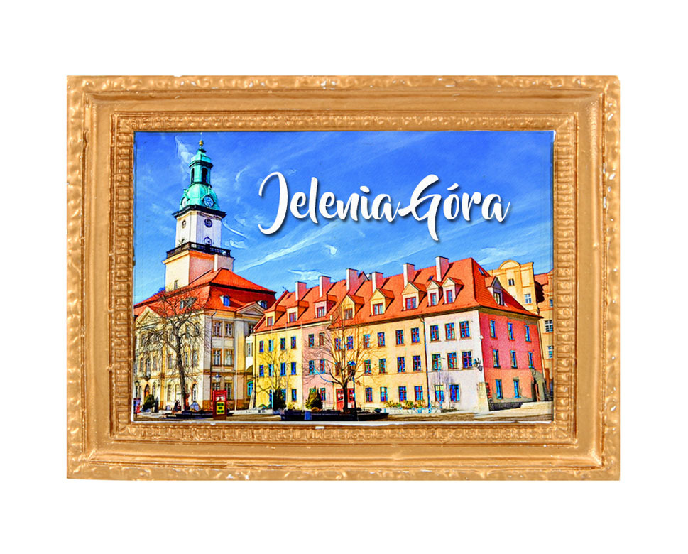 Polyresinowy magnes rama Jelenia Góra