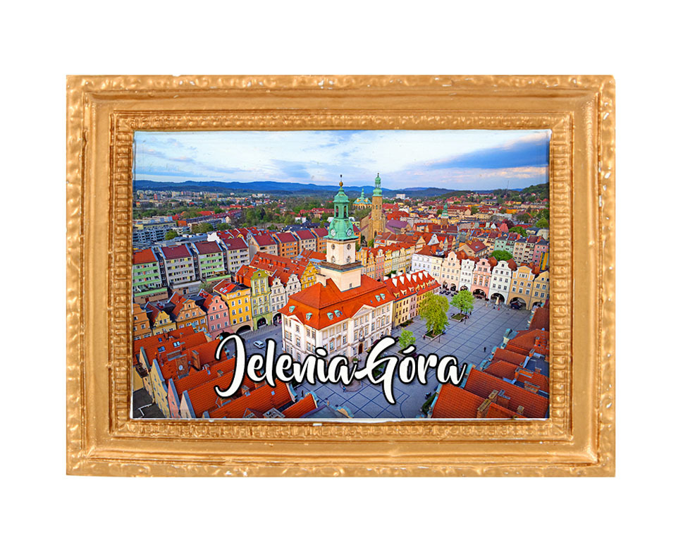 Polyresinowy magnes rama Jelenia Góra
