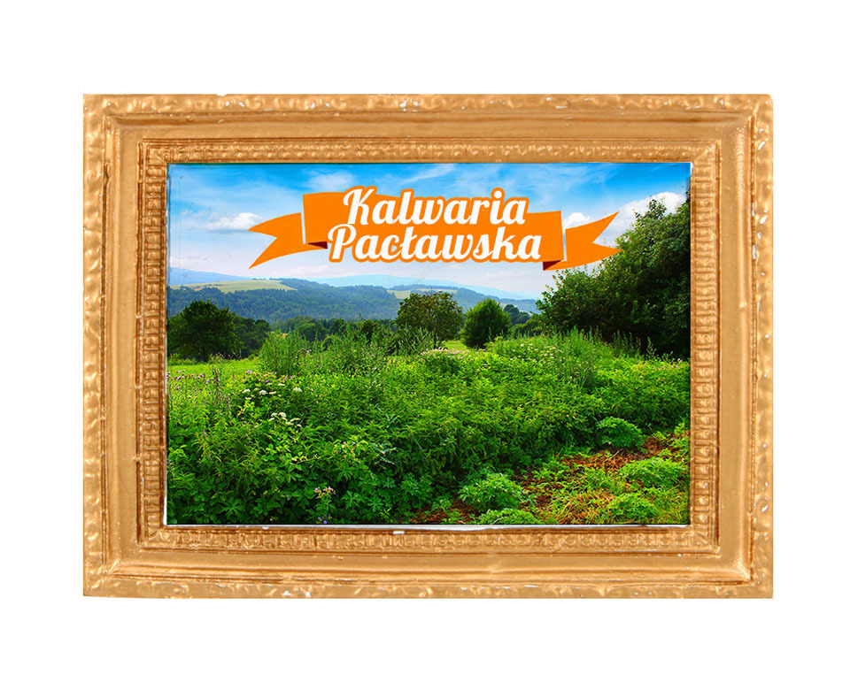 Polyresinowy magnes rama Kalwaria Pacławska